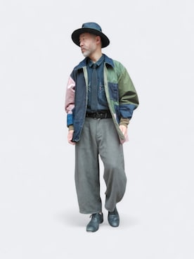 「Levi's（リーバイス）のアイテム（トップス）」を使った、addict(s)さん（メンズ・178cm）の春コーディネート