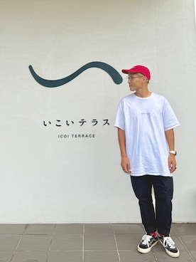 「Y-3(ワイスリー)のアイテム」を使った、TO.TOMIさん(メンズ・162cm)の夏コーディネート