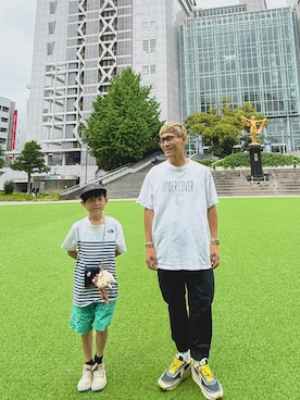 「HERMES（エルメス）のアイテム」を使った、TO.TOMIさん（メンズ・162cm）の夏コーディネート