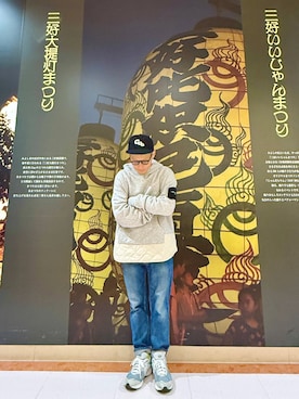 「アイテム（帽子）」を使った、TO.TOMIさん（メンズ・162cm・30代）の秋コーディネート