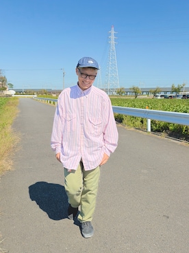 「Levi's（リーバイス）のアイテム」を使った、TO.TOMIさん（メンズ・162cm）の秋コーディネート