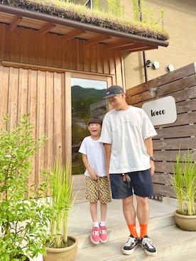 「MHL.（エムエイチエル）のアイテム（腕時計）」を使った、TO.TOMIさん（メンズ・162cm）の夏コーディネート