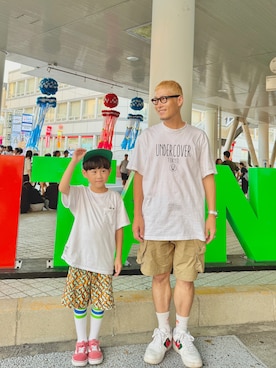 「BEAMS JAPAN（ビームス　ジャパン）のBEAMS JAPAN / 別注 通学快足 ソックス Vol.2（ソックス/靴下）」を使った、TO.TOMIさん（メンズ・162cm・30代）の夏コーディネート