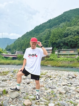 「アイテム（シューズ）」を使った、TO.TOMIさん（メンズ・162cm・30代）の夏コーディネート