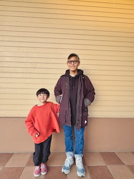 「RESOLUTE（リゾルト）のアイテム」を使った、TO.TOMIさん（メンズ・162cm）の冬コーディネート