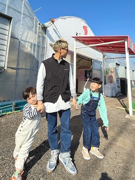 「RESOLUTE（リゾルト）のアイテム」を使った、TO.TOMIさん（メンズ・162cm）の春コーディネート