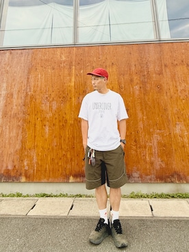 「BEAMS JAPAN（ビームス　ジャパン）のBEAMS JAPAN / 別注 通学快足 ソックス Vol.2（ソックス/靴下）」を使った、TO.TOMIさん（メンズ・162cm・30代）の夏コーディネート