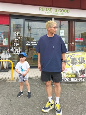 「アイテム（ファッション雑貨）」を使った、TO.TOMIさん（メンズ・162cm・30代）の夏コーディネート