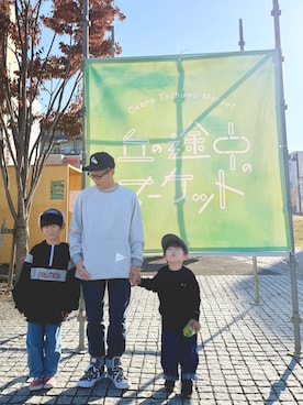 「アイテム（帽子）」を使った、TO.TOMIさん（メンズ・162cm・30代）の秋コーディネート