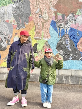 「Sacai（サカイ）のアイテム」を使った、TO.TOMIさん（メンズ・162cm）の冬コーディネート