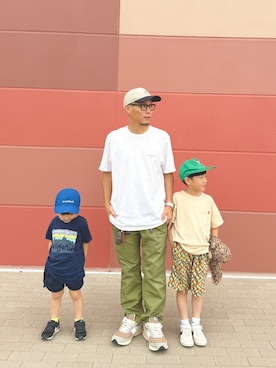 「ARC'TERYX（アークテリクス）のARC’TERYX / Bird Word Cap（キャップ）」を使った、TO.TOMIさん（メンズ・162cm・30代）の夏コーディネート