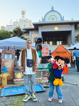 「アイテム（その他アウター）」を使った、TO.TOMIさん（メンズ・162cm）の秋コーディネート