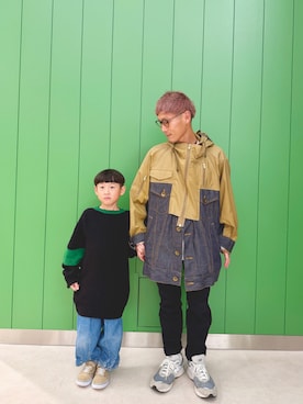 「アイテム（スニーカー）」を使った、TO.TOMIさん（メンズ・162cm・30代）の冬コーディネート