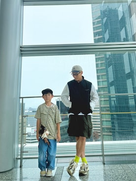 「ARC'TERYX（アークテリクス）のアイテム」を使った、TO.TOMIさん（メンズ・162cm）の夏コーディネート