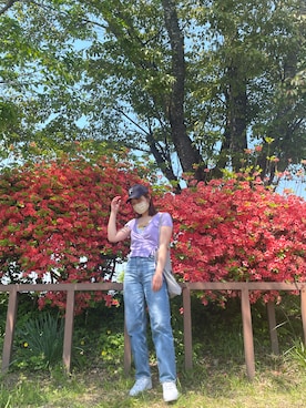 「アイテム（キャミソール、その他）」を使った、nonさん（レディース・161cm）の春コーディネート