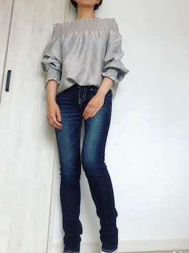 「moussyコーデ」｜tooomooさん（レディース・162cm）の春コーディネート
