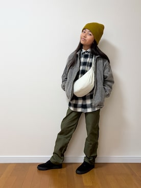「アイテム（ジャケット/アウター）」を使った、TARÖSUKEさん（キッズ・151cm・10代）の秋コーディネート