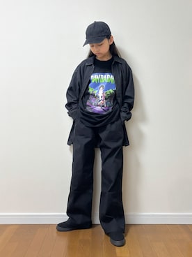 「アイテム（スニーカー）」を使った、TARÖSUKEさん（キッズ・150cm）の秋コーディネート