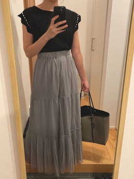 「Willow Bay（ウィローベイ）のアイテム」を使った、KENIIさん（レディース・167cm）の秋コーディネート