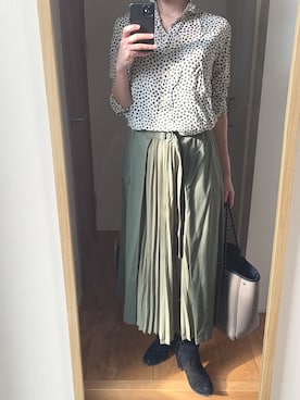 「Willow Bay（ウィローベイ）のアイテム」を使った、KENIIさん（レディース・167cm）の秋コーディネート