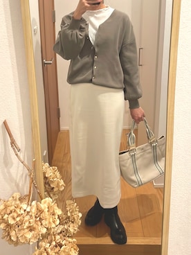 「BURBERRY BLUE LABEL（バーバリーブルーレーベル）のアイテム」を使った、KENIIさん（レディース・167cm）の秋コーディネート