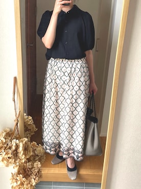 「Willow Bay（ウィローベイ）のアイテム」を使った、KENIIさん（レディース・167cm）の春コーディネート