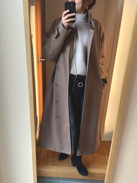 「yukichi.（ユキチ）のアイテム」を使った、KENIIさん（レディース・167cm）の冬コーディネート