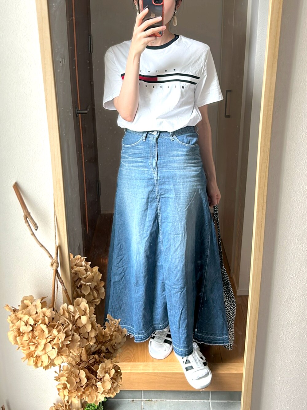 woadblue イエナ別注　デニム　ロングスカート　Mサイズ　フレアスカート 1749286567.jpg