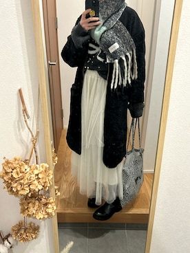 「Emma Taylor（エマテイラー）のアイテム」を使った、KENIIさん（レディース・167cm）の冬コーディネート