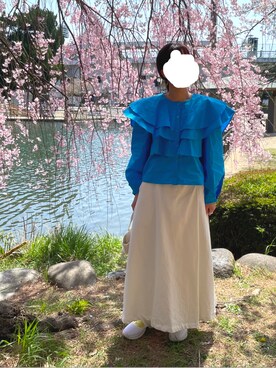 秋桜さん（レディース・156cm）の春コーディネート