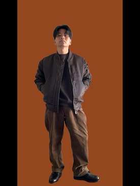 かたやんさん（メンズ・165cm）の冬コーディネート