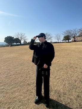 「FRED PERRY（フレッドペリー）のアイテム」を使った、きょんさん（メンズ・172cm）の冬コーディネート