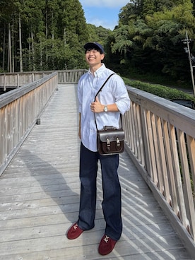 「GLENROYAL（グレンロイヤル）のアイテム」を使った、きょんさん（メンズ・172cm）の秋コーディネート