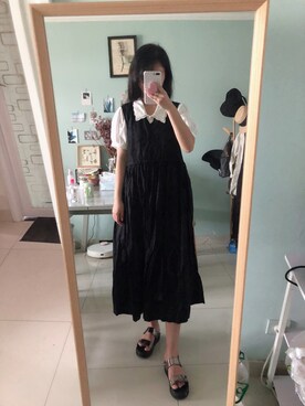 「N（エヌ）のアイテム」を使った、Jinさん（レディース・167cm）の夏コーディネート