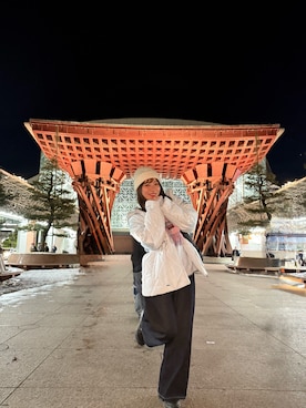 「CELINE（セリーヌ）のアイテム」を使った、　YUMIさん（レディース・158cm）の冬コーディネート