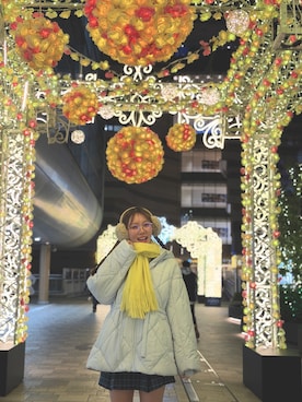 「BEAMS（ビームス）のアイテム」を使った、　YUMIさん（レディース・158cm）の冬コーディネート