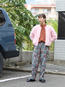 「NOMBRE IMPAIR（ノンブルアンペール）のアイテム（ニット/セーター）」を使った、iida.さん（レディース・163cm）の秋コーディネート