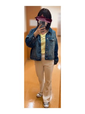 「SEVENDAYS=SUNDAY（セブンデイズサンデイ）のアイテム（ジャケット/アウター）」を使った、Ayumiさん（レディース・157cm）の春コーディネート
