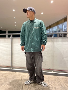 「schott（ショット）のアイテム（ブルゾン）」を使った、yo-sukeさん（メンズ・180cm）の秋コーディネート