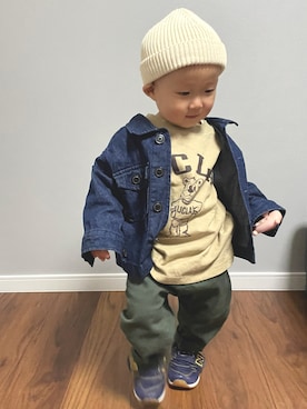 OTO ☺︎ RIRIさん(キッズ・80cm)の冬コーディネート