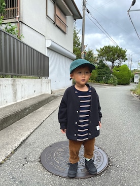 「アイテム（その他）」を使った、ＯＴＯ ☺︎ ‬ＲＩＲＩさん（キッズ・80cm）の秋コーディネート