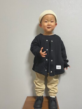「GENERATOR（ジェネレーター）のアイテム（ジャケット/アウター）」を使った、ＯＴＯ ☺︎ ‬ＲＩＲＩさん（キッズ・80cm）の冬コーディネート