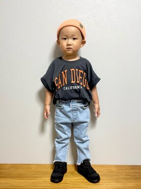 「アイテム（その他）」を使った、ＯＴＯ ☺︎ ‬ＲＩＲＩさん（キッズ・80cm）の夏コーディネート