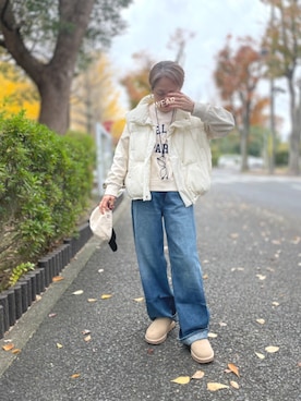 「アイテム（その他シューズ）」を使った、ゆりさん（レディース・154cm）の秋コーディネート