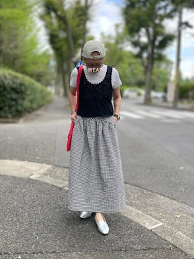 「アイテム（その他シューズ）」を使った、ゆりさん（レディース・154cm）の秋コーディネート