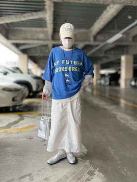 「CIAOPANIC TYPY（チャオパニックティピー）のアイテム」を使った、ゆりさん（レディース・154cm）の春コーディネート