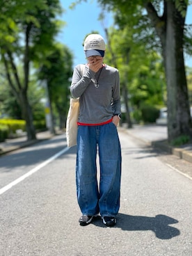 「GAP（ギャップ）のアイテム」を使った、ゆりさん（レディース・154cm）の春コーディネート