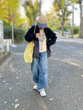 「H&M（エイチ・アンド・エム）のアイテム」を使った、ゆりさん（レディース・154cm）の秋コーディネート