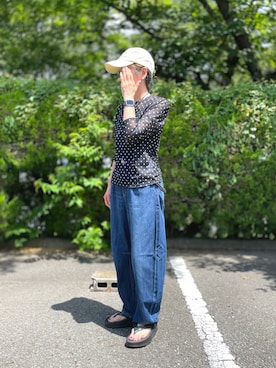 ゆりさん（レディース・154cm）の夏コーディネート