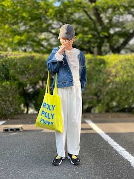「GAP（ギャップ）のアイテム」を使った、ゆりさん（レディース・154cm）の春コーディネート